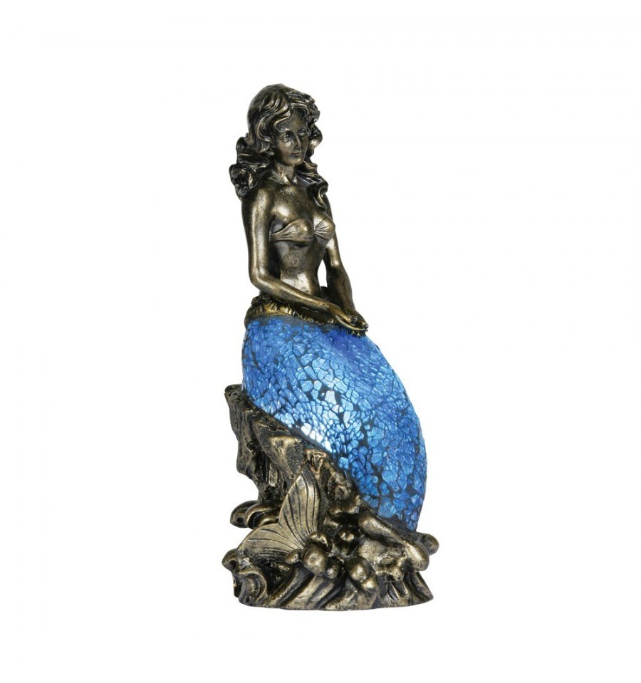 Mermaid mosaic glass table lamp hegarty lighting ltd