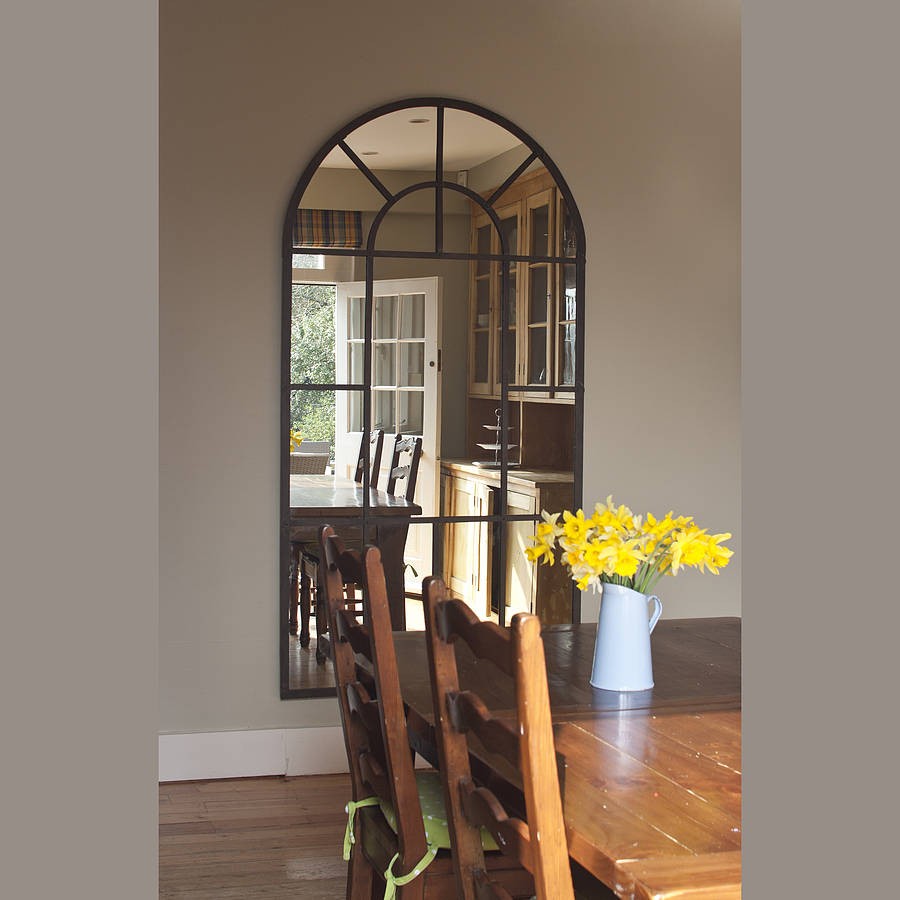 Metal arch mirror by decorative mirrors online 1