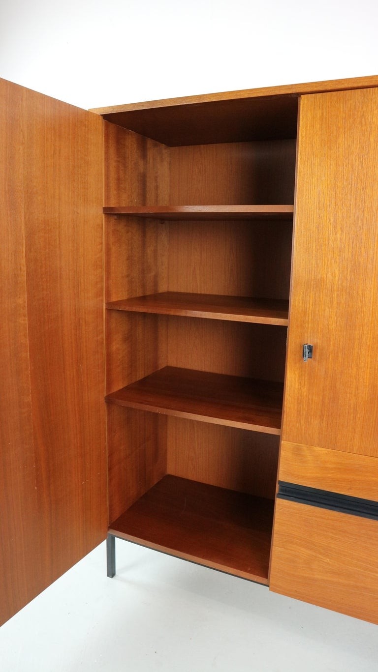 Minimalistic vintage teak cabinet 1970s at 1stdibs