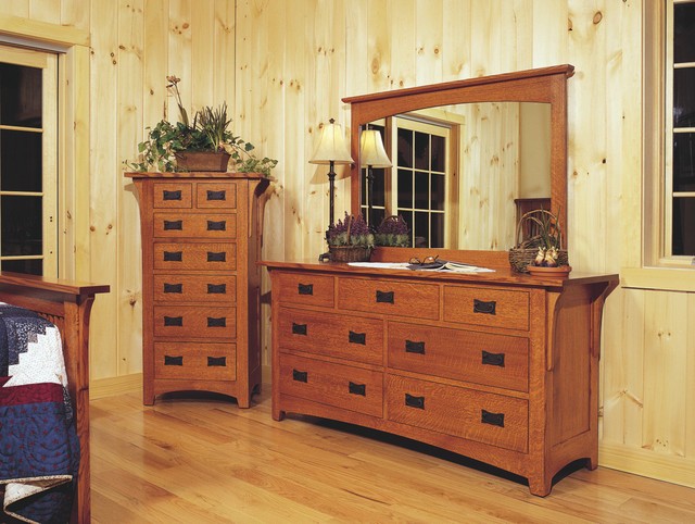Mission style oak bedroom furniture craftsman bedroom
