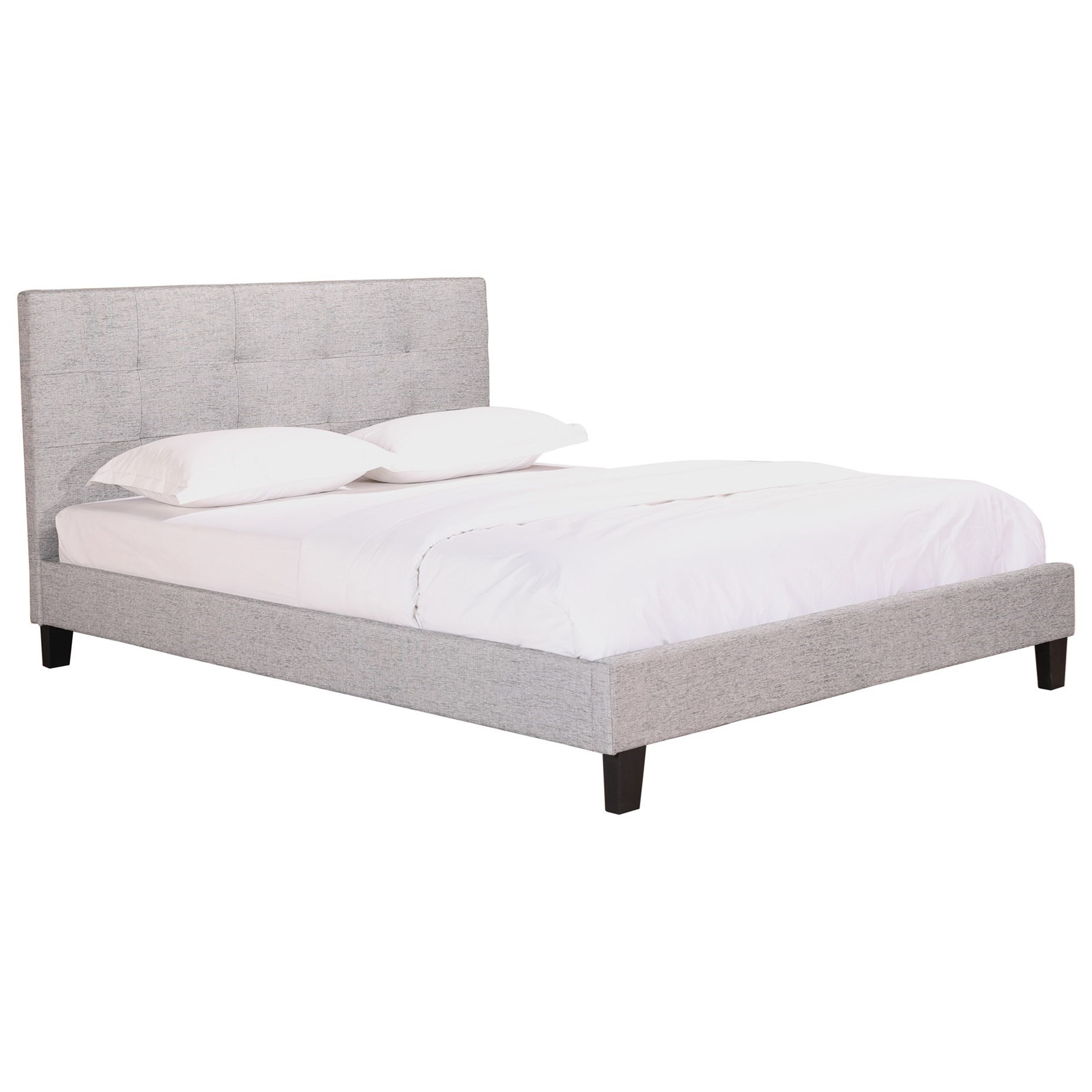 Moes home collection eliza queen low profile bed with
