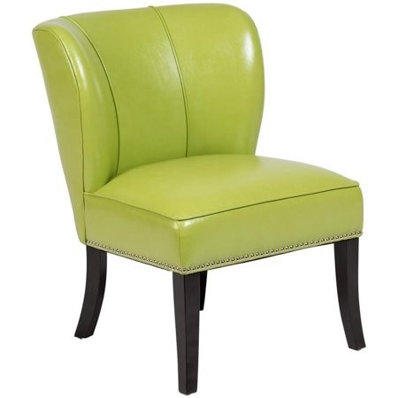 Riviera mid century modern tulip back accent chair lime