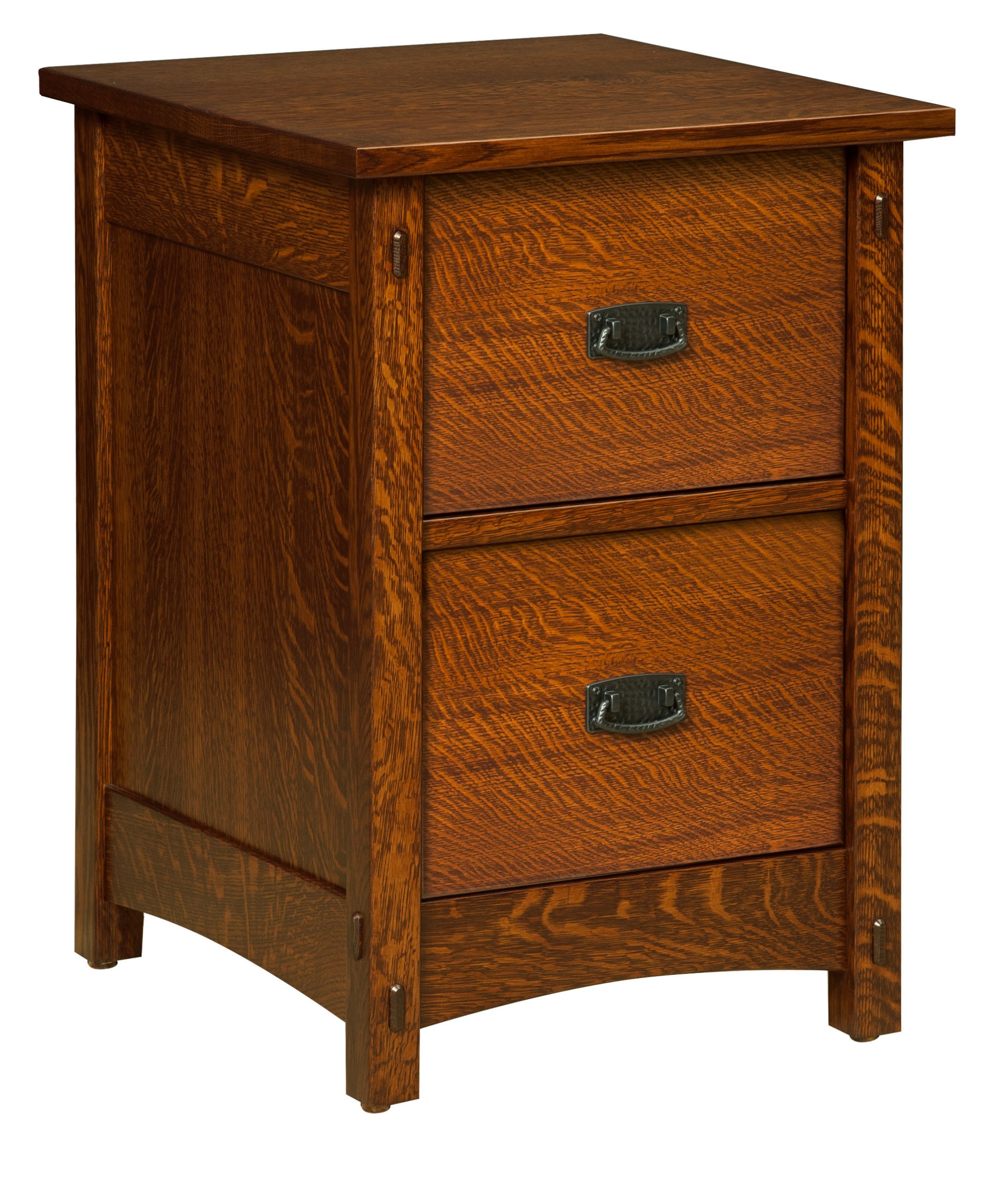 Signature mission filing cabinet amish solid wood file
