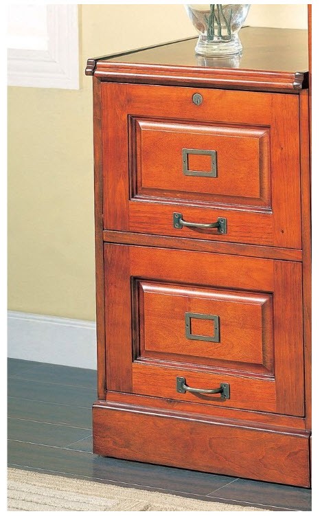 Solid Wood File Cabinet 2 Drawer - Foter