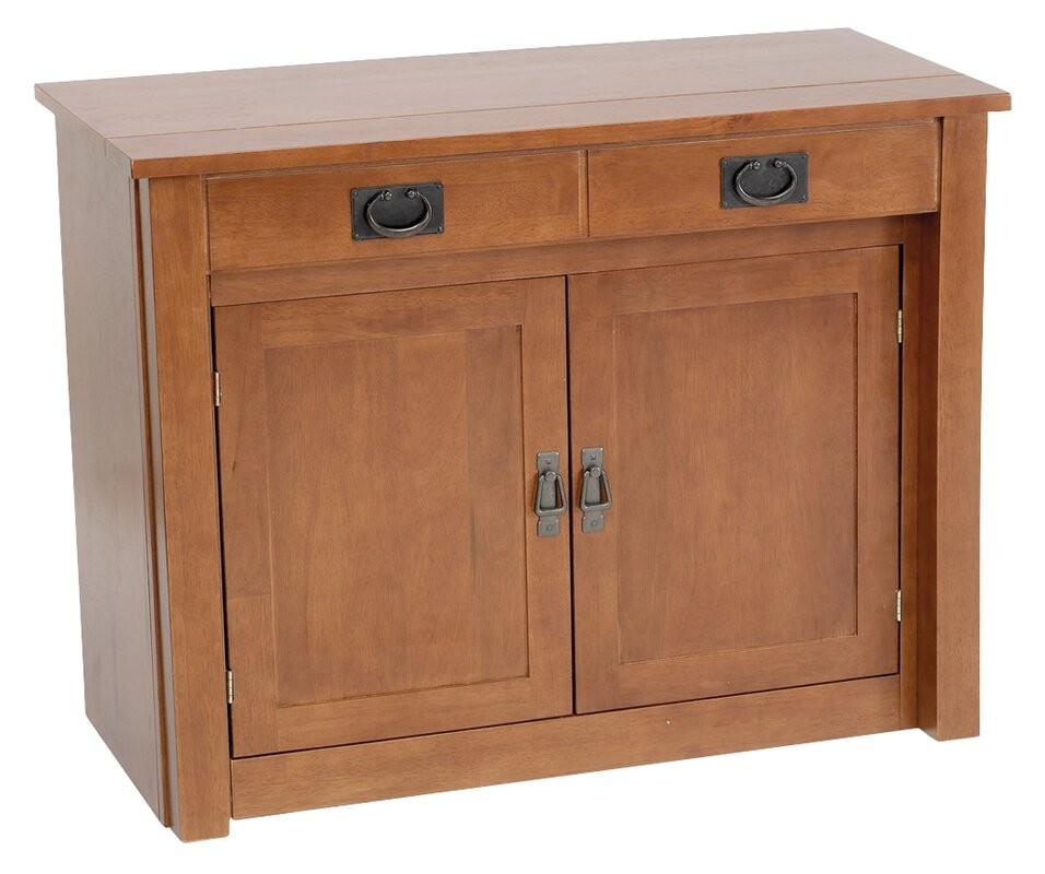 Stakmore shaker mission style expanding accent cabinet