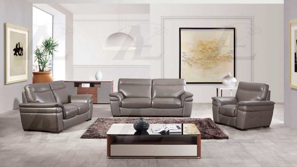 Taupe italian leather sofa set aek 020 leather sofas