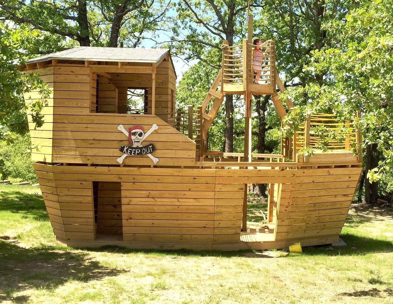 The coolest diy wooden outdoor indoor playhouse plans 3