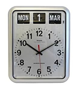 Time and date wall clock perpetual calendar g237a