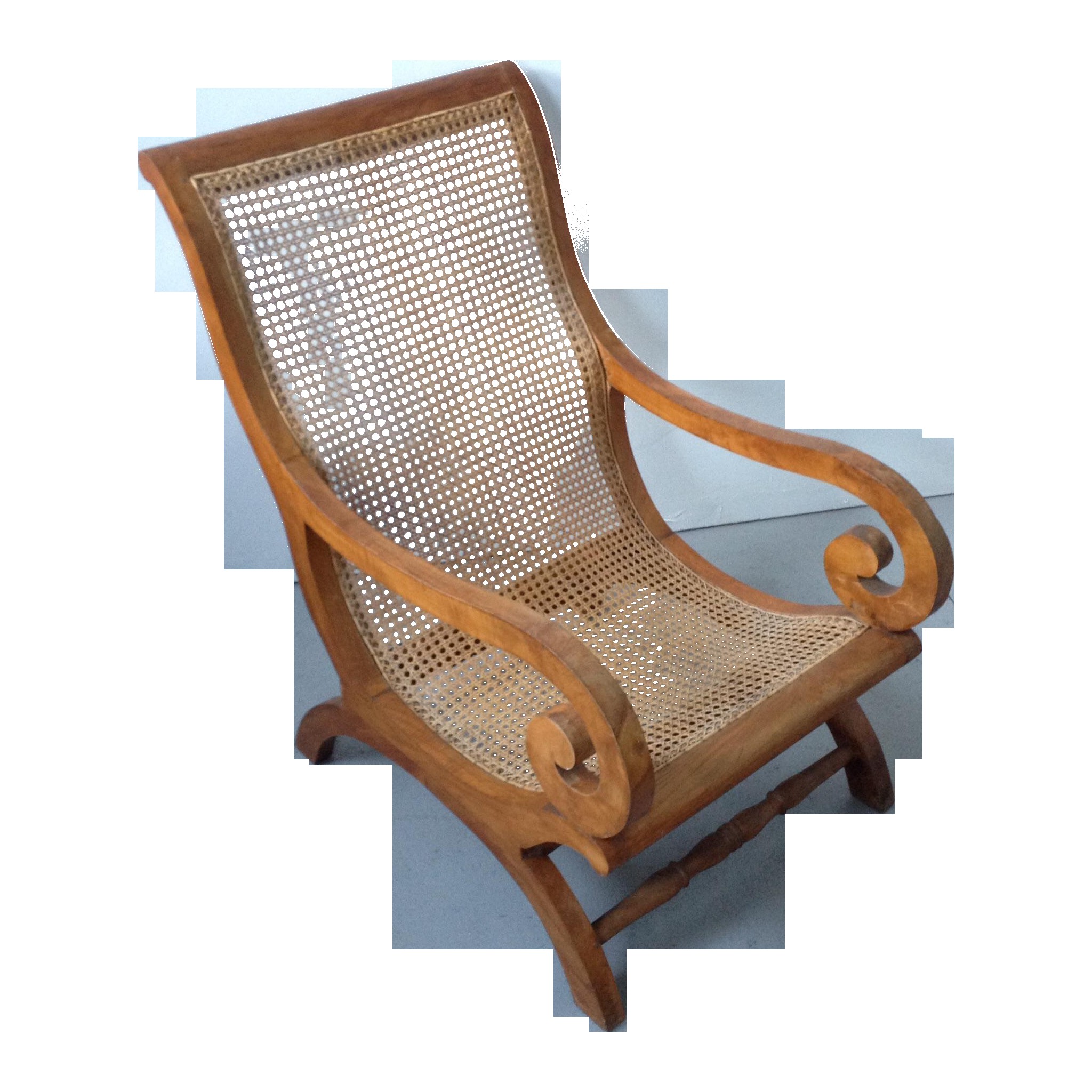Vintage plantation arm chair chairish 1