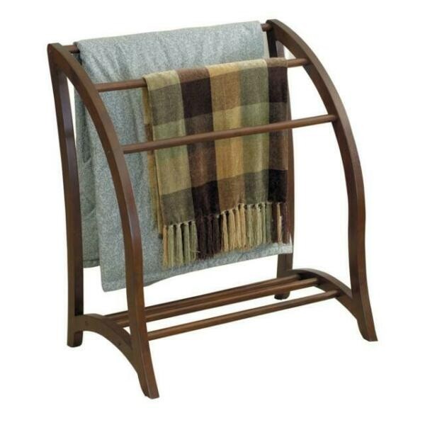 Winsome 94036 walnut beechwood quilt rack for sale online