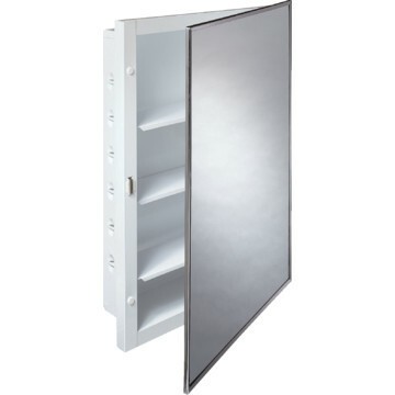 16x22 recessed mount mirror medicine cabinet