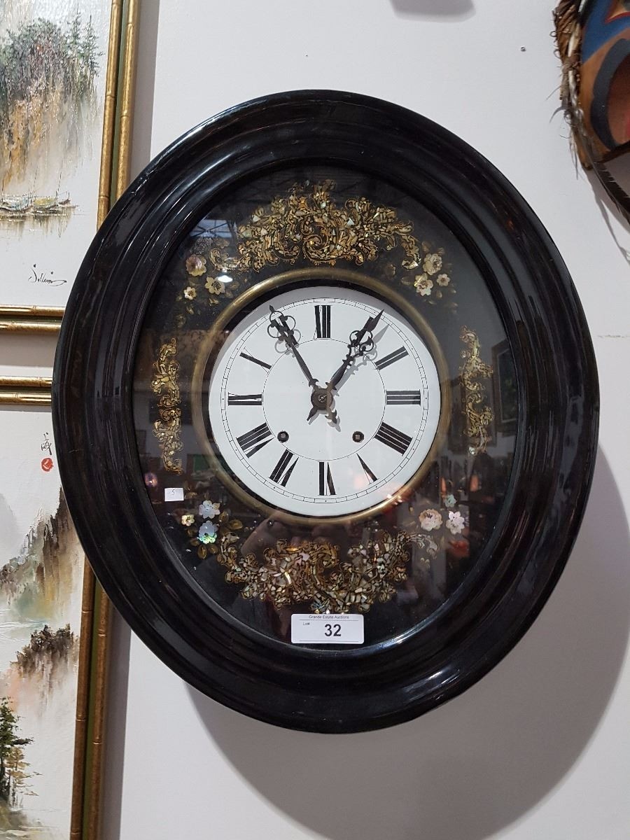 19th century french wall clock