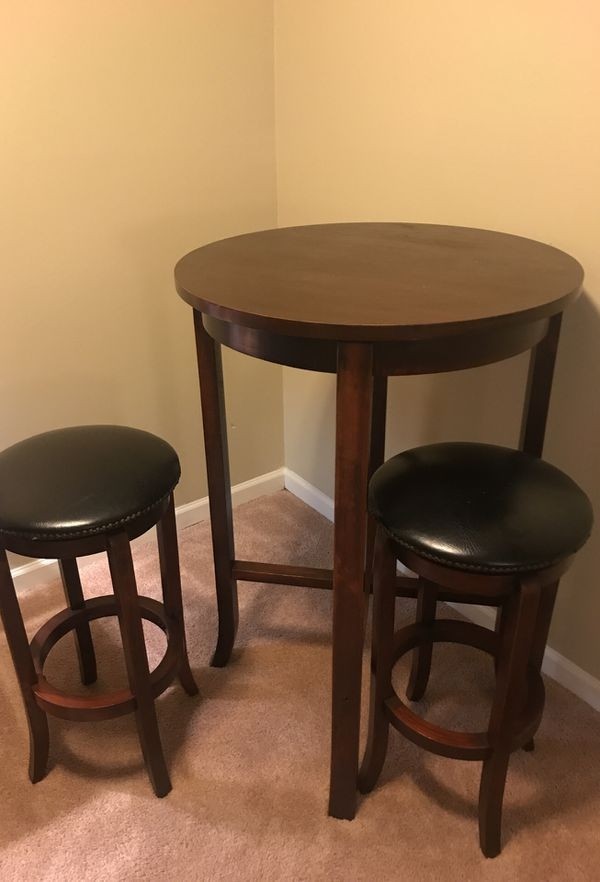 2 persons pub style table and chairs for sale in