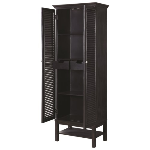 950732 tall wine cabinet with shutter doors quality