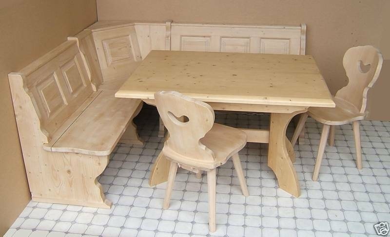 Amberg kitchen dining nook corner seating bench set