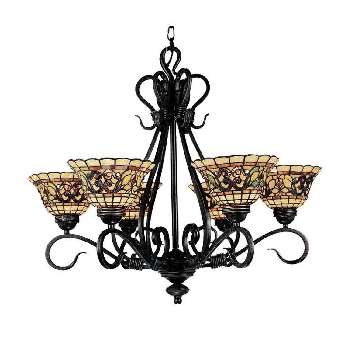 Antique tiffany style chandelier home design ideas