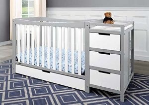 Best convertible cribs with changing table underneath