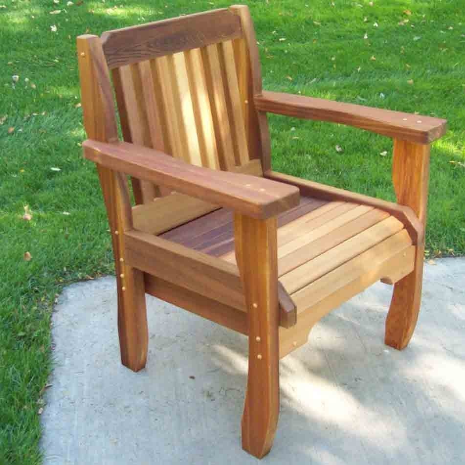 Cedar wood villa garden chair