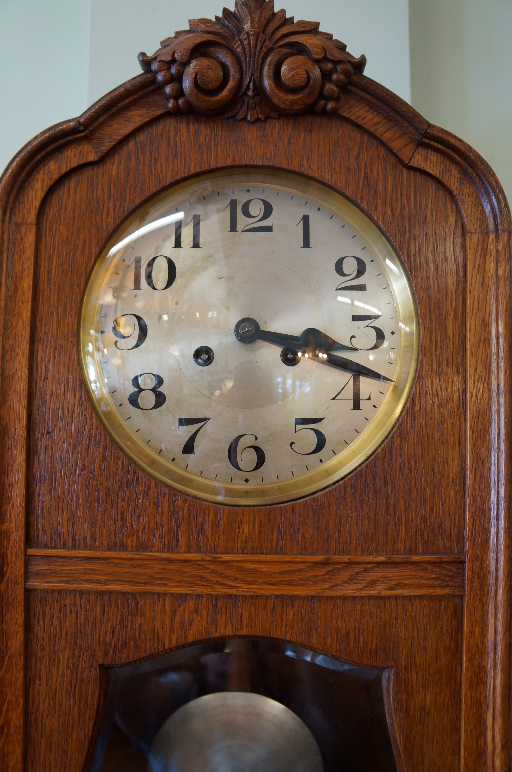 French wall clock seanic antiques