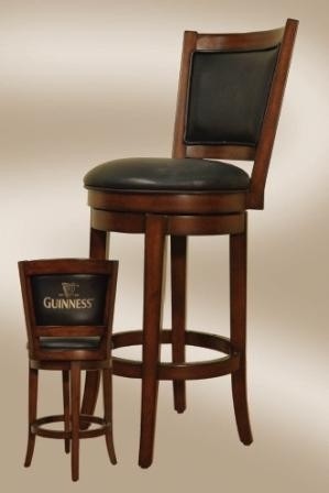 Guinness bar stool with backrest 1