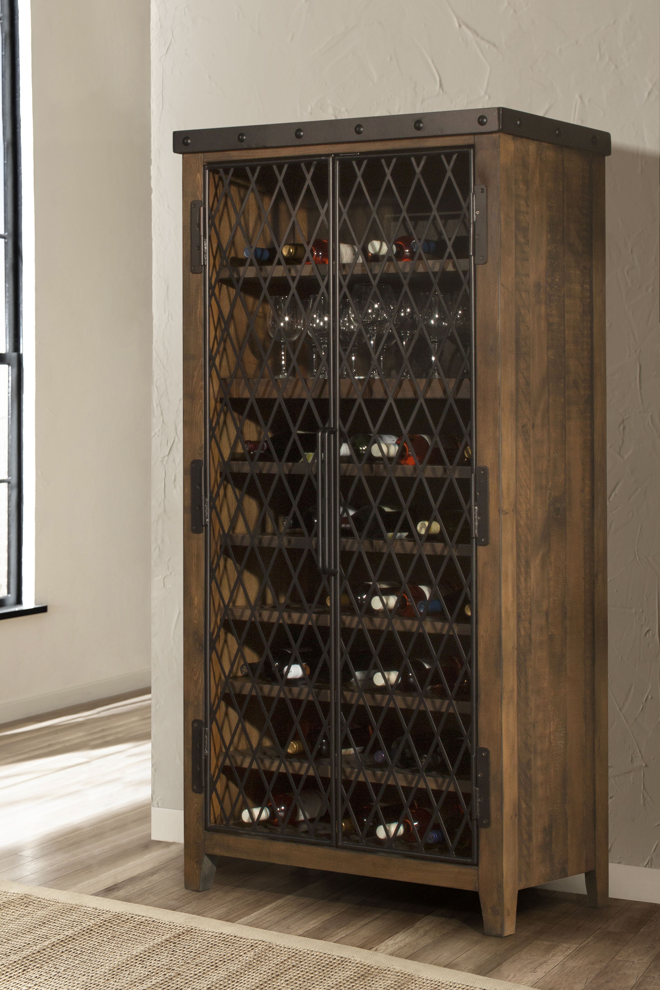 Hillsdale furniture jennings tall wine cabinet walmart