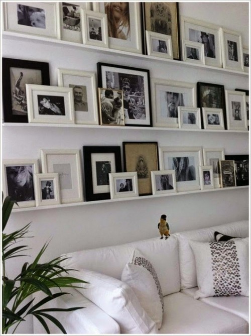 How to organize your photo wall 21 ideas messagenote