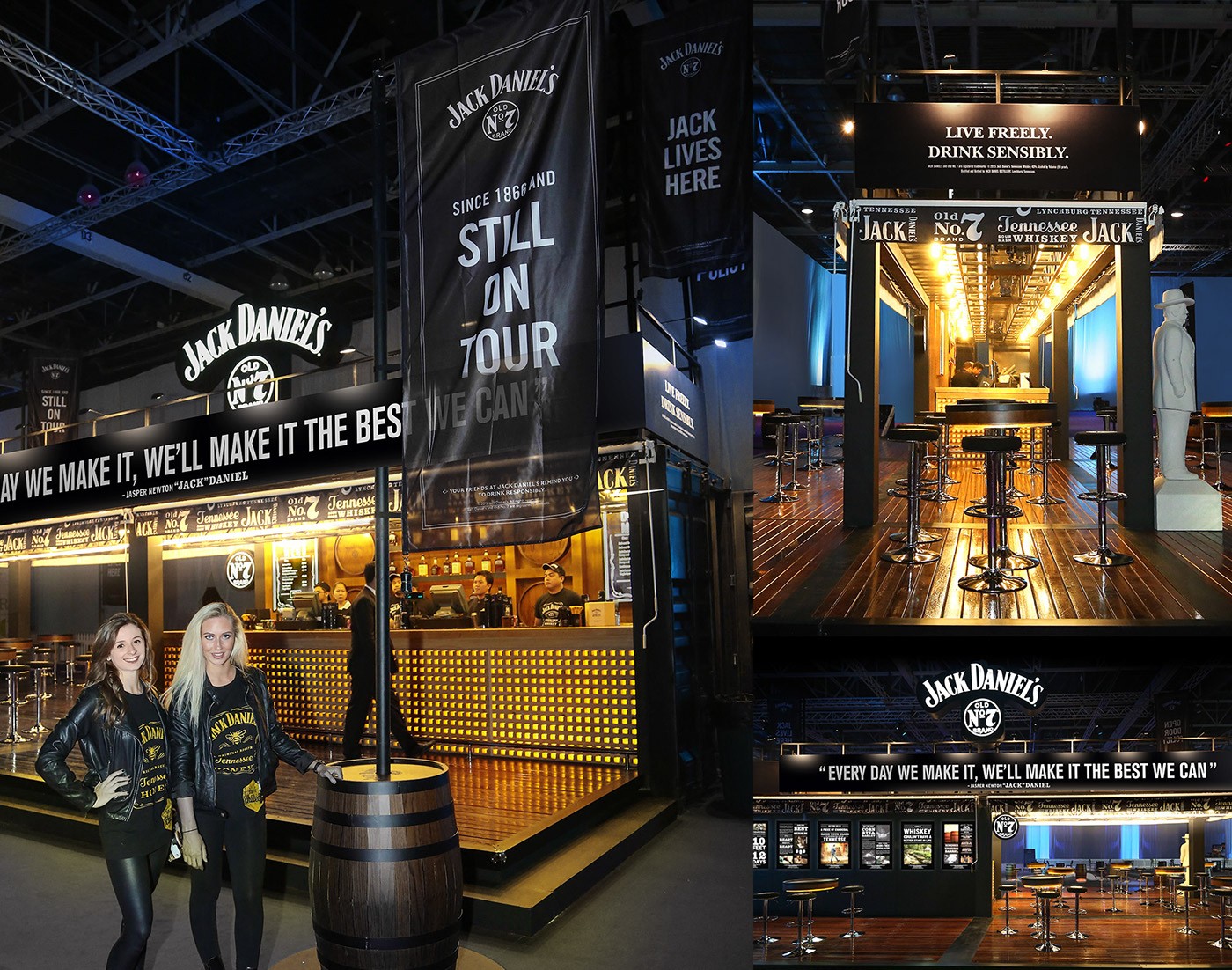 Jack daniels container bar on behance