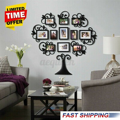 Large family tree photo frame collage picture wall art