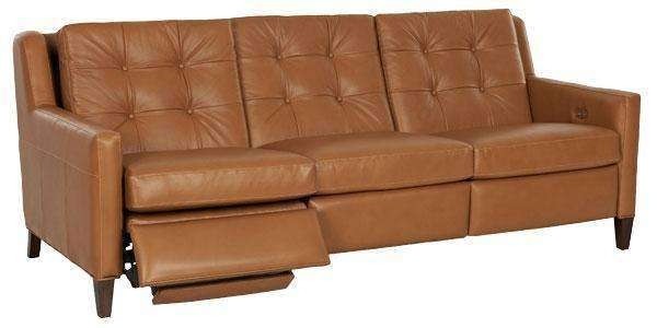 Lowry mid century modern power wall hugger reclining sofa