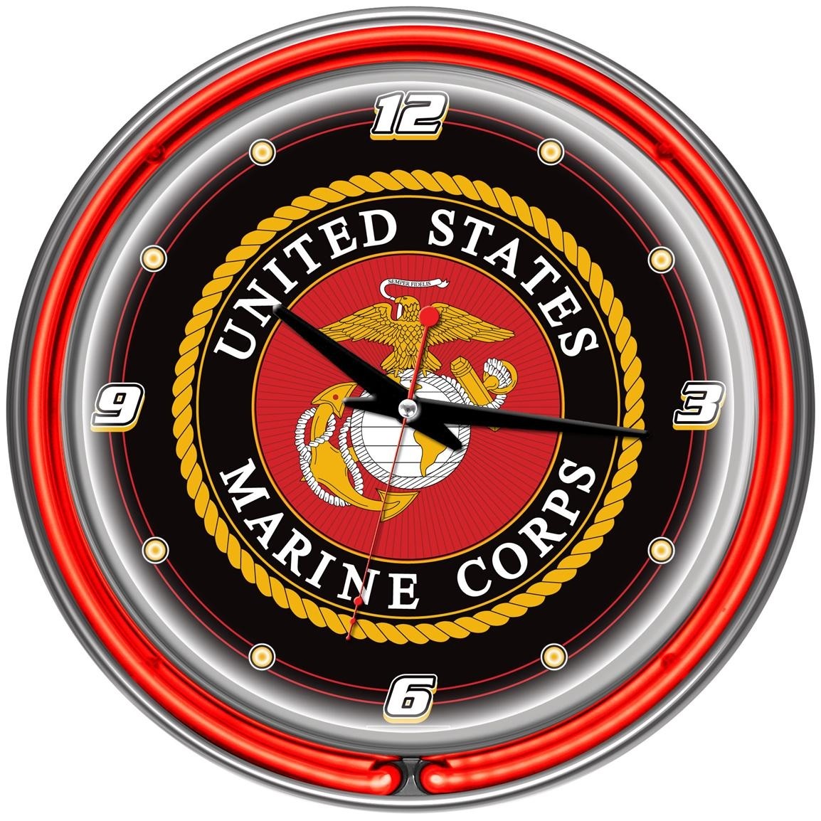 Military neon wall clock 232595 at sportsmans guide 3