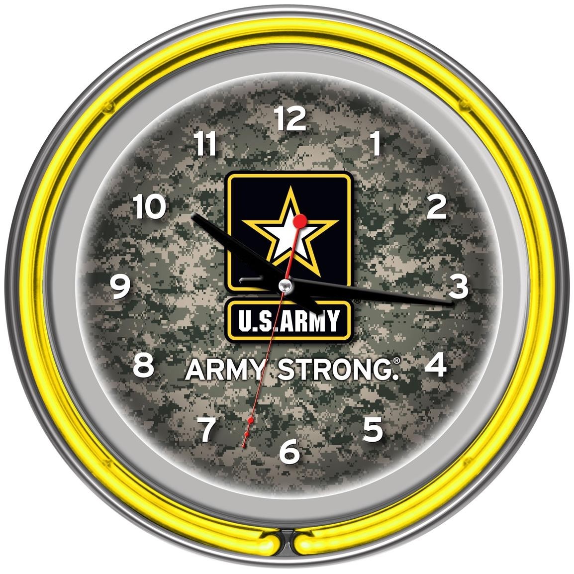Military neon wall clock 232595 at sportsmans guide 4