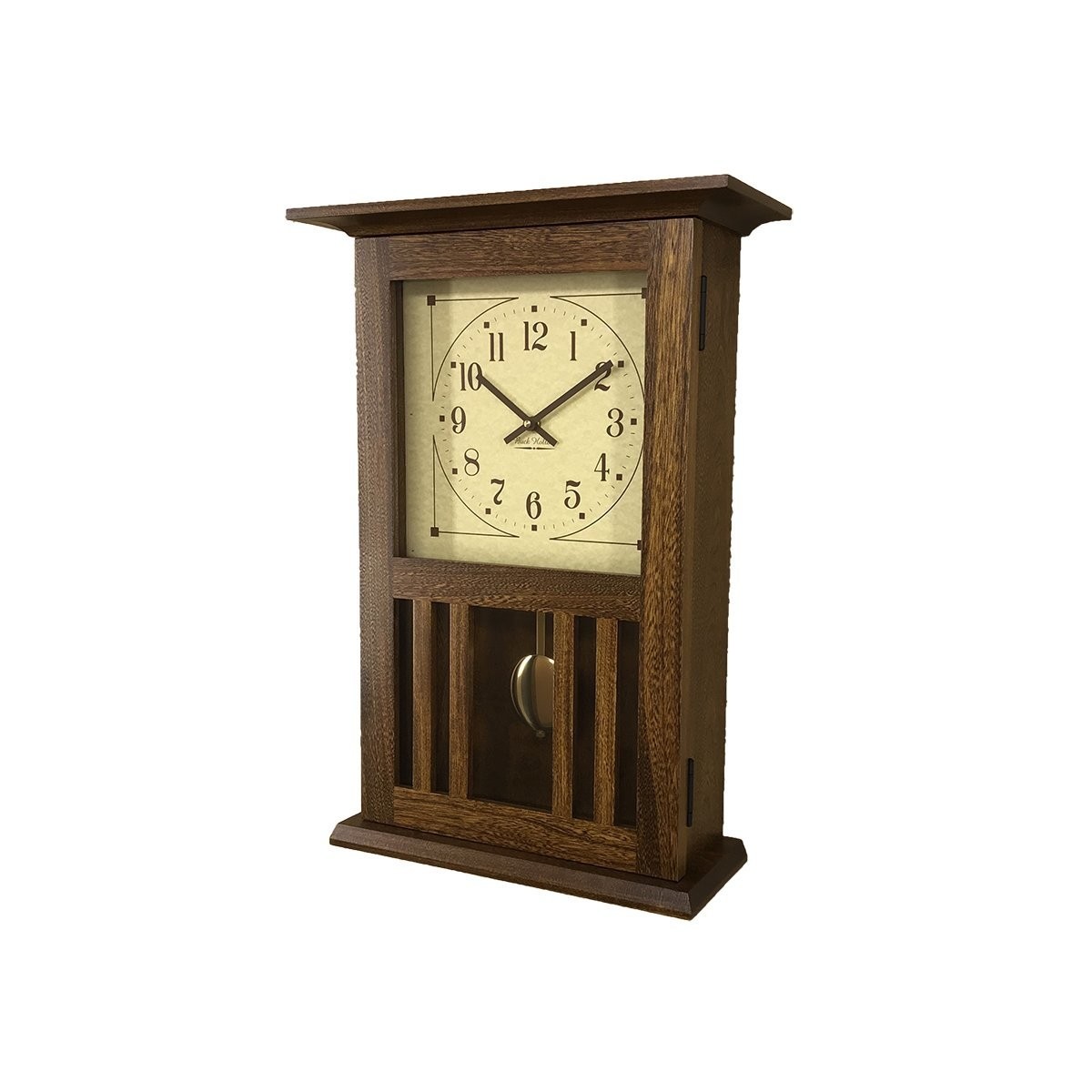 Mission wall clock from dutchcrafters amish furniture