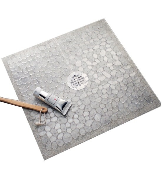 Pebble non slip shower mat free shipping
