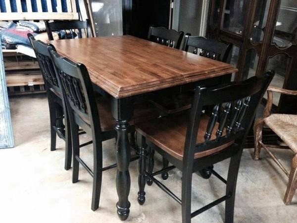 Pub table with 6 chairs for sale in wichita kansas