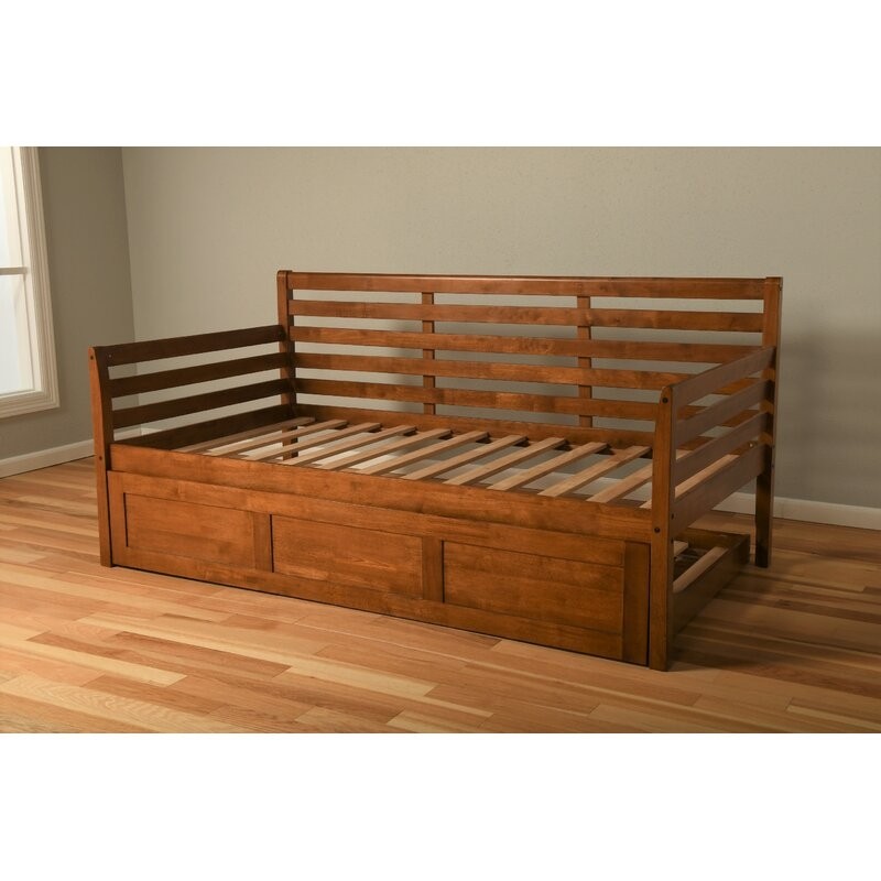 Red barrel studio franco twin solid wood daybed frame with