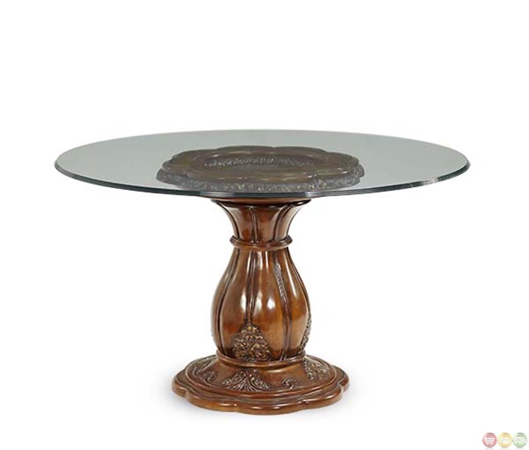 Round glass top dining table shop factory direct 1
