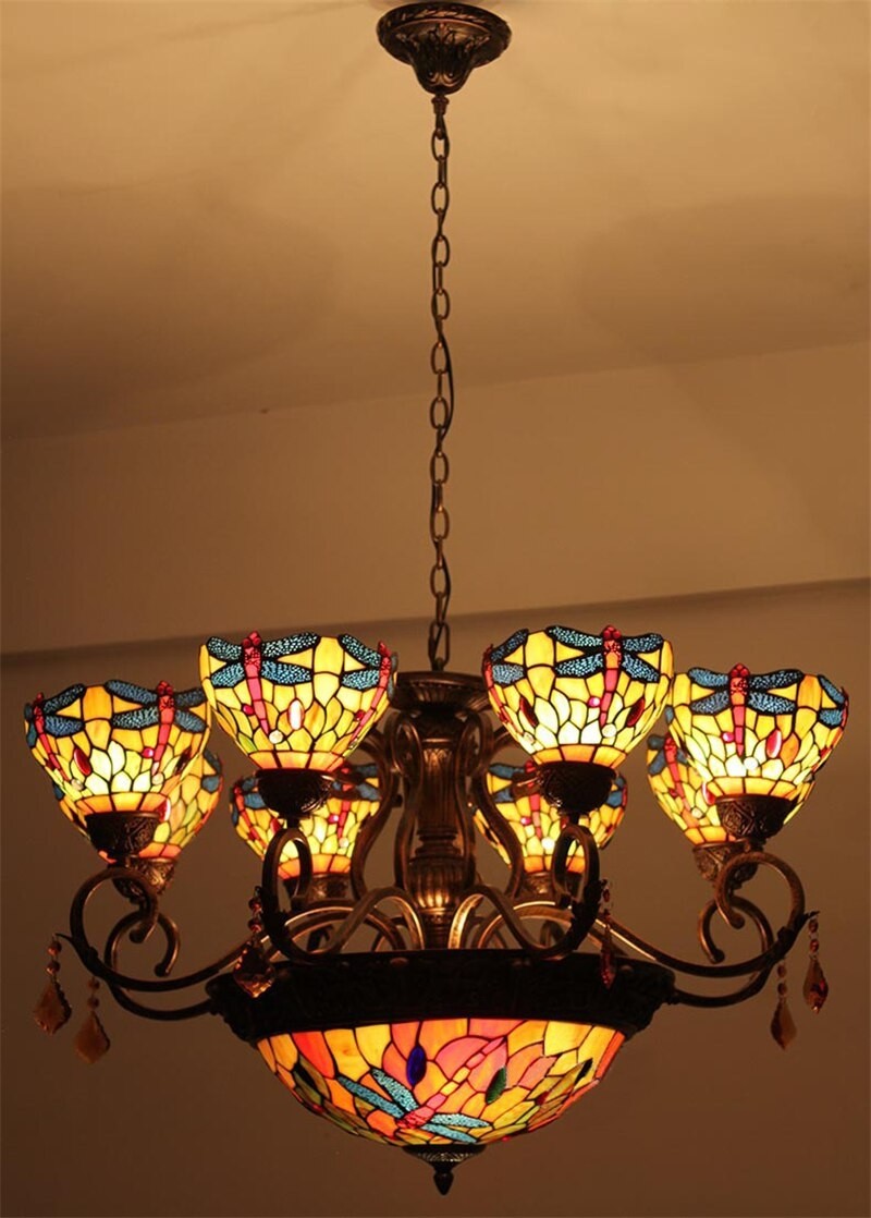Shop for geometric tiffany chandelier uberlightingstore