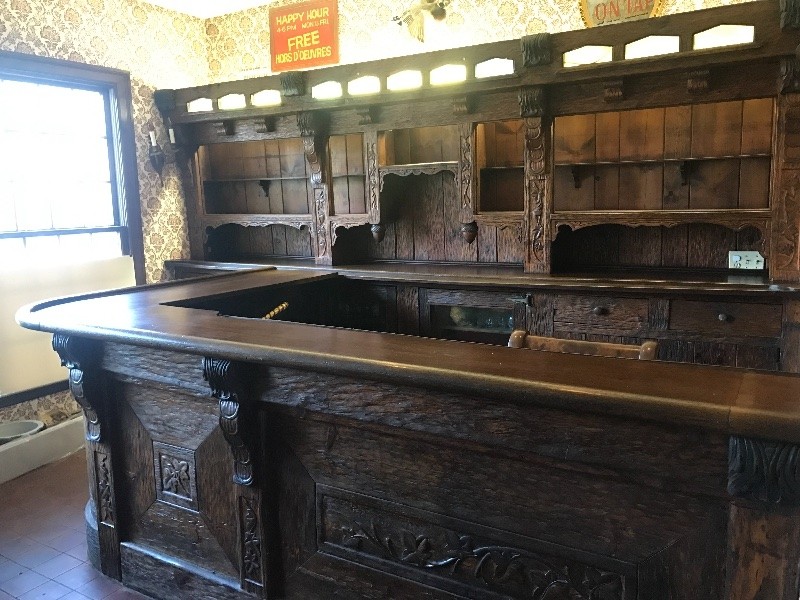 Small antique home bar back bars for sale in 1
