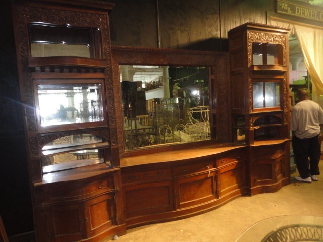 Small antique home bar back bars for sale in