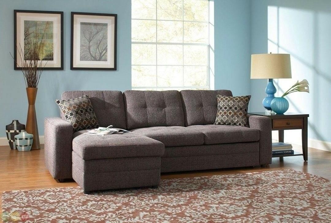 Storage sectional sofa with pull out bed 1