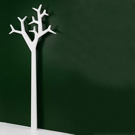 Swedese tree wall mounting coat stand 134 cm white