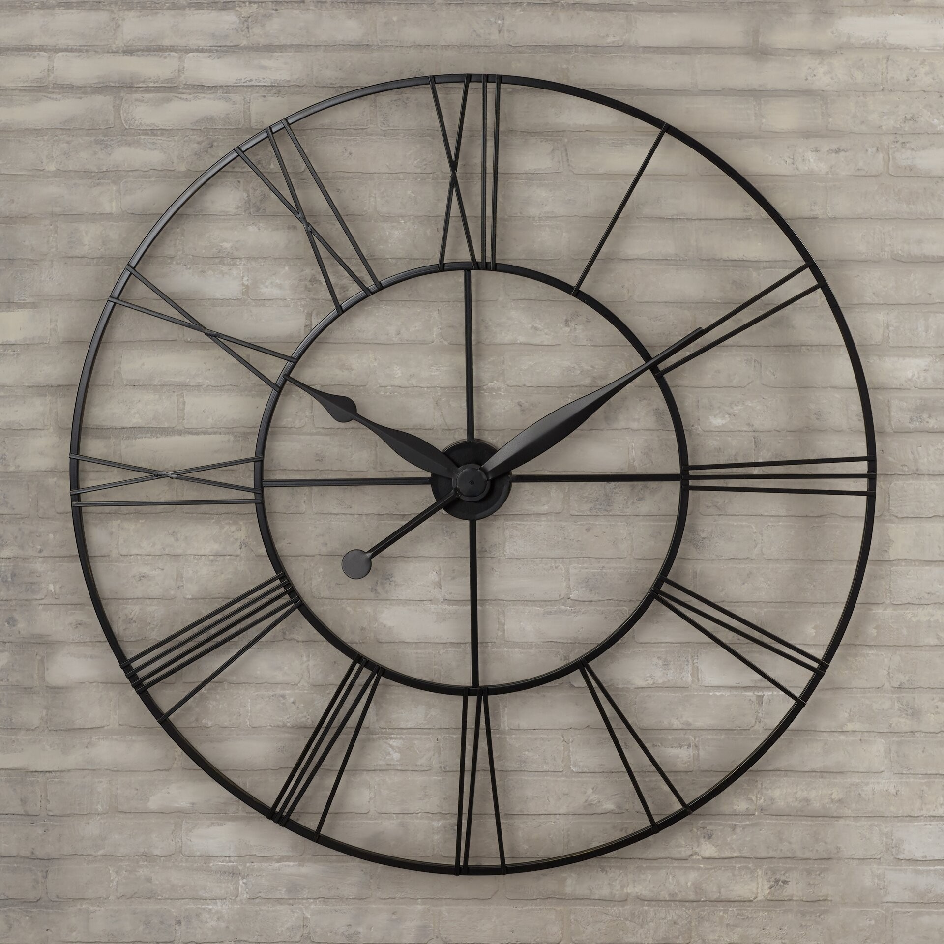 Trent austin design grafton oversized 45 xxl wall clock