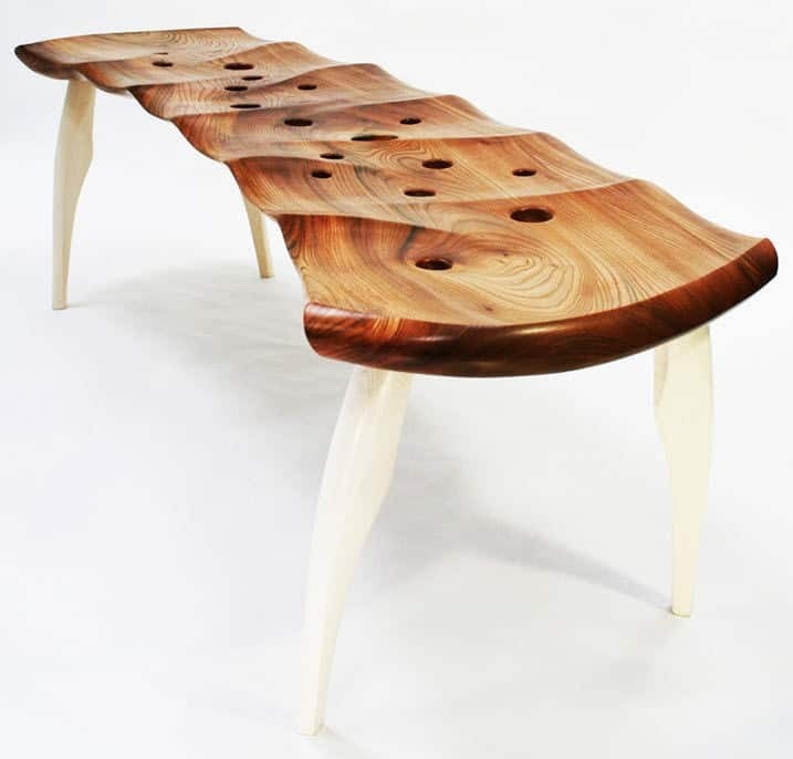 Unusual indoor benches 25 unique wooden designs 1