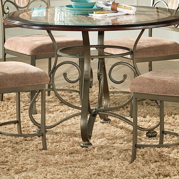 Wrought iron kitchen dining tables youll love wayfair