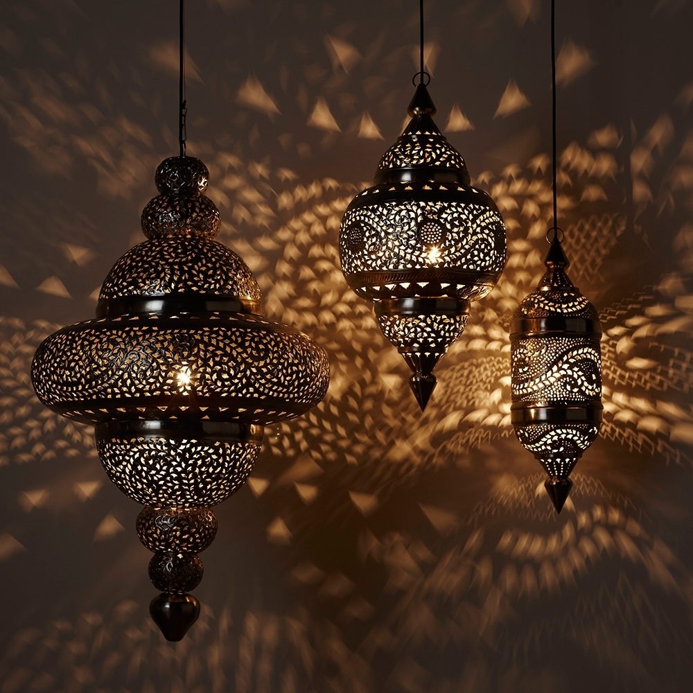 15 collection of outdoor hanging moroccan lanterns
