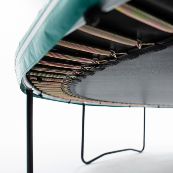 16ft black boostup 490 trampoline without enclosure for