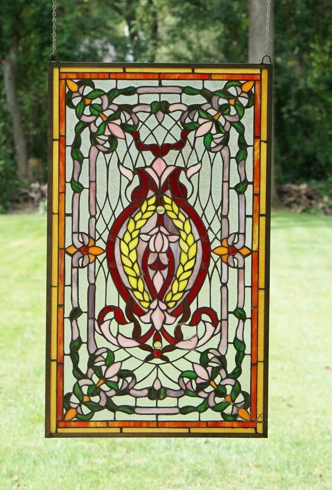 20 5 x 34 75 stunning decorative tiffany style stained