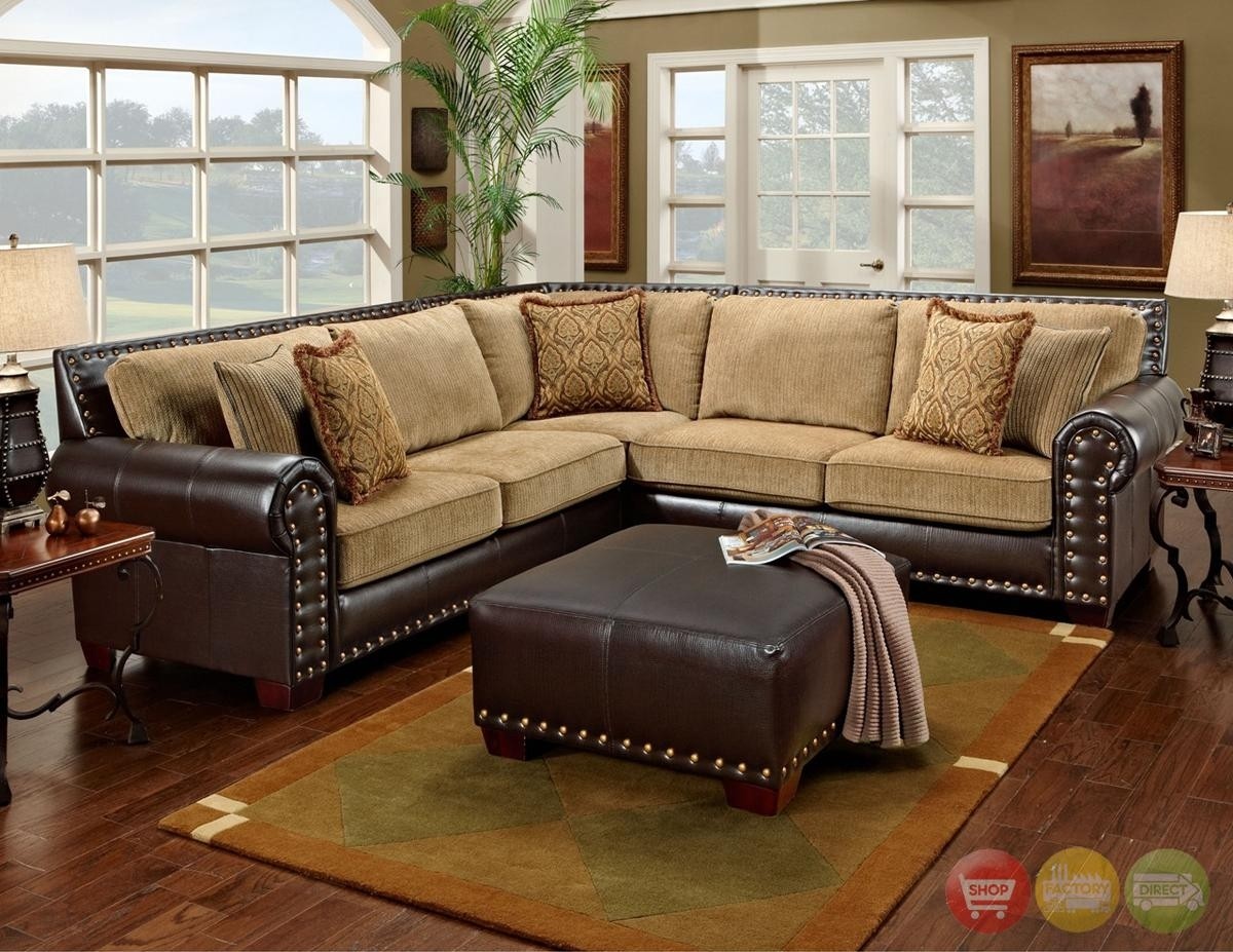 20 choices of brown leather sofas with nailhead trim 6