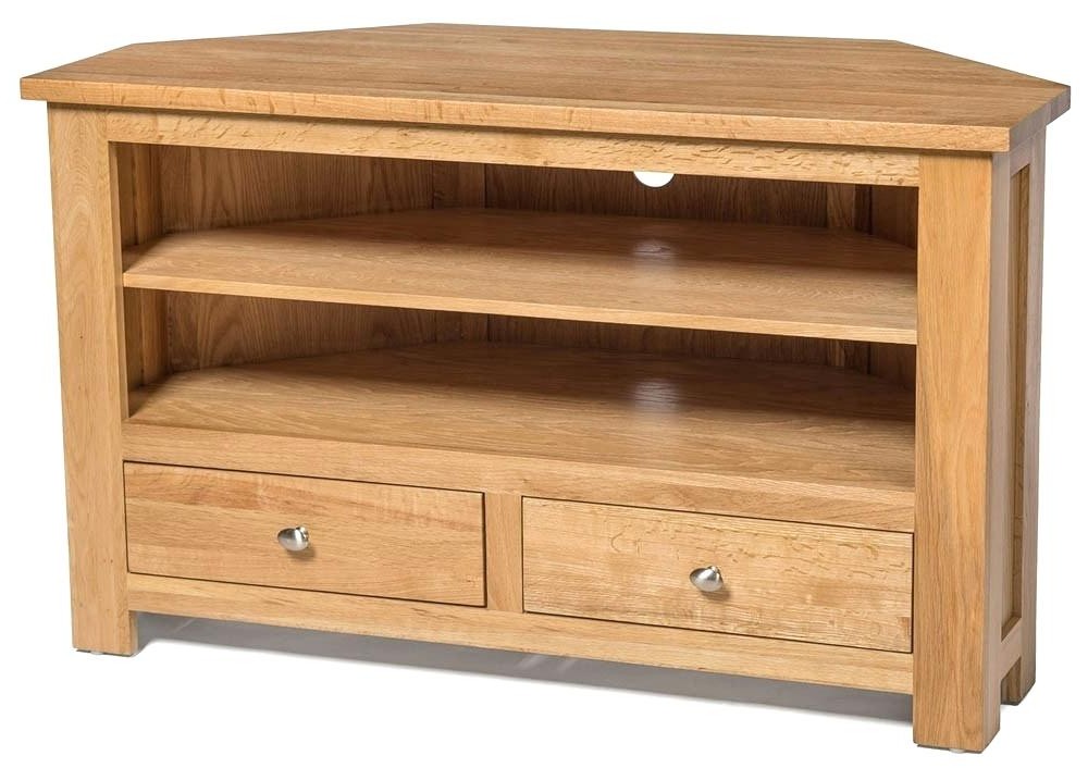 20 collection of corner oak tv stands for flat screen