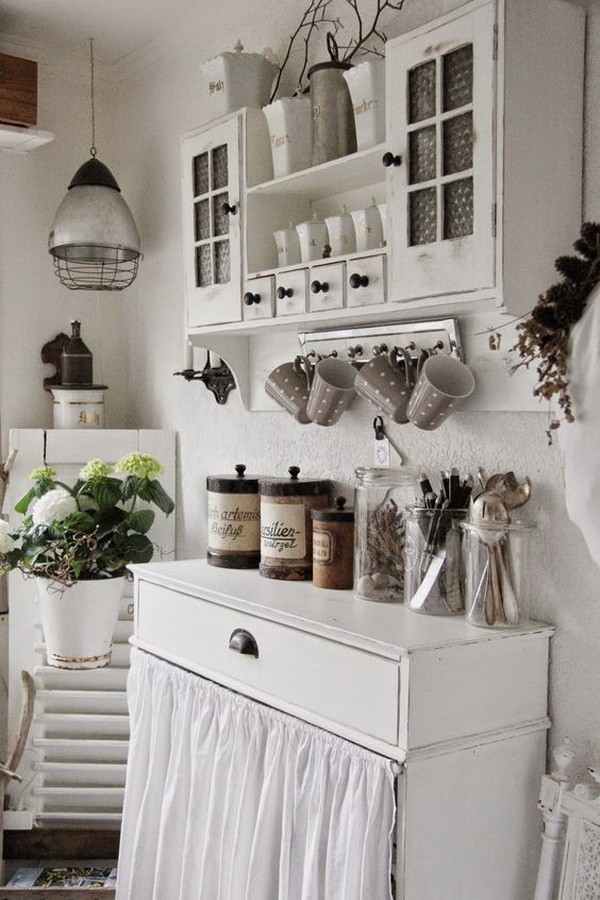 35 awesome shabby chic kitchen designs accessories and 9